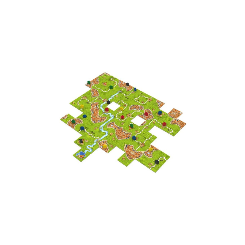 Asmodee Carcassonne V3.0, Brettspiel(Spiel des Jahres 2001)