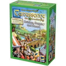 Asmodee Carcassonne - Brücken, Burgen und Basare, Brettspiel(8. Erweiterung)
