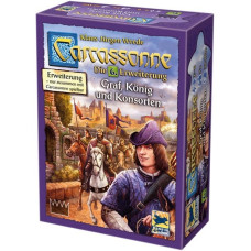 Asmodee Carcassonne - Graf, König und Konsorten, Brettspiel(6. Erweiterung)