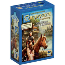 Asmodee Carcassonne - Wirtshäuser und Kathedralen, Brettspiel(1. Erweiterung)