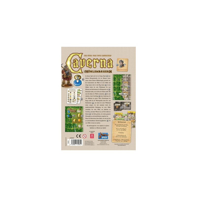 Asmodee Caverna, Brettspiel