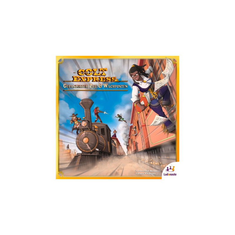 Asmodee Colt Express - Gepanzerter Zug & Wachposten, Brettspiel(Erweiterung)