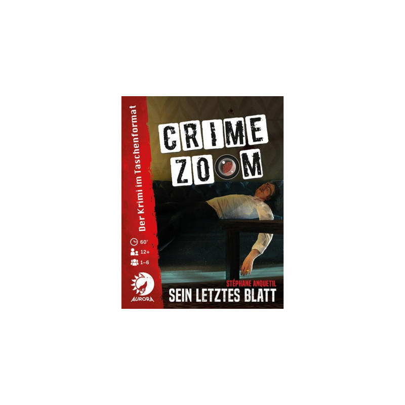 Asmodee Crime Zoom Fall 1: Sein letztes Blatt, Kartenspiel