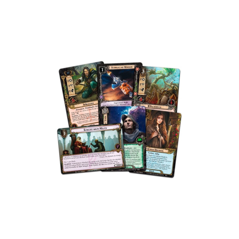 Asmodee Der Herr der Ringe: Das Kartenspiel - Angmar erwacht(Helden-Erweiterung)