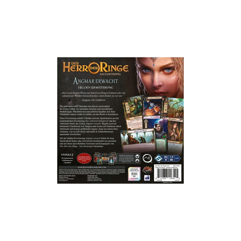 Asmodee Der Herr der Ringe: Das Kartenspiel - Angmar erwacht(Helden-Erweiterung)