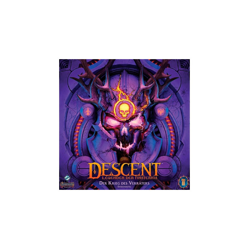 Asmodee Descent: Legenden der Finsternis - Der Krieg des Verräters, Brettspiel(Erweiterung)