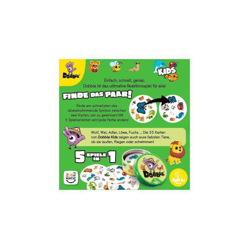 Asmodee Dobble Kids, Kartenspiel