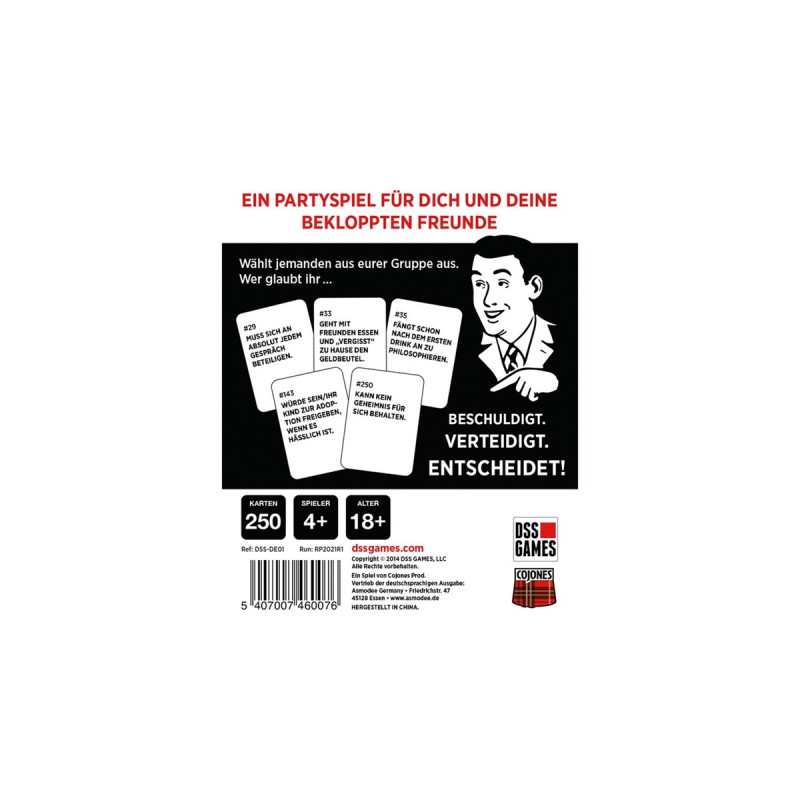 Asmodee Drunk, Stoned or Stupid, Partyspiel