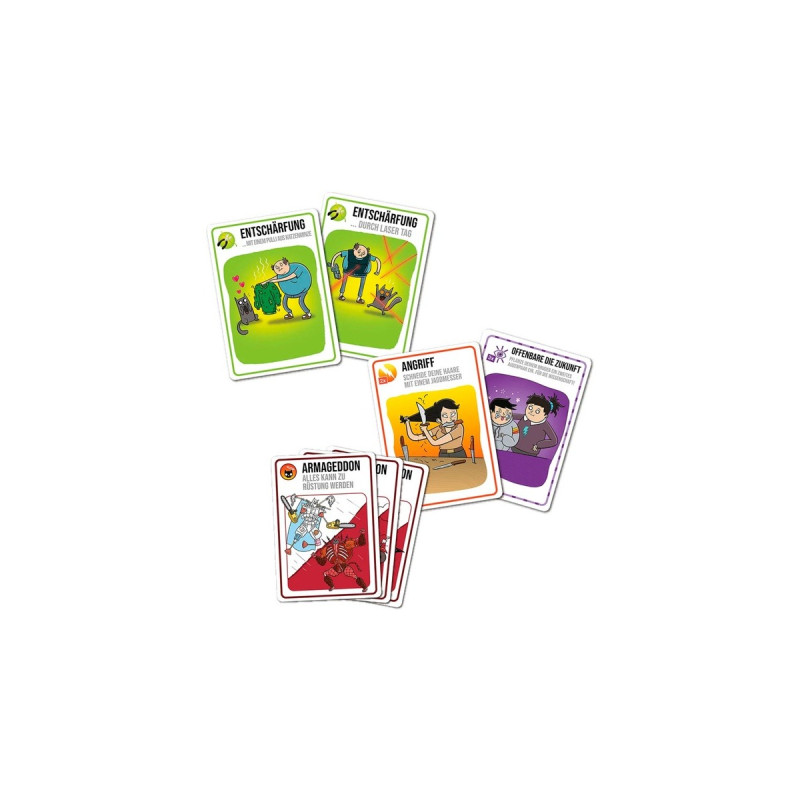 Asmodee Exploding Kittens - Good vs. Evil, Kartenspiel