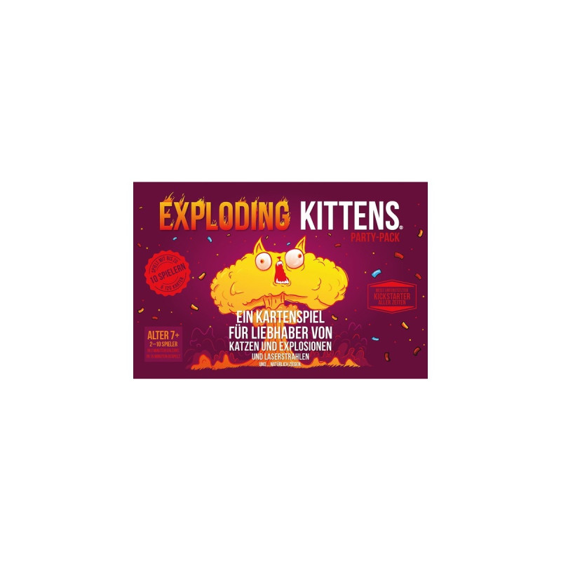 Asmodee Exploding Kittens - Party-Pack, Kartenspiel