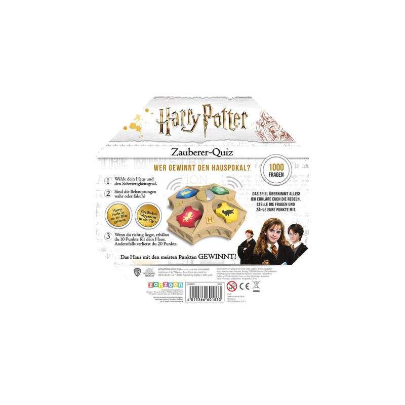 Asmodee Harry Potter Zauberer-Quiz, Quizspiel