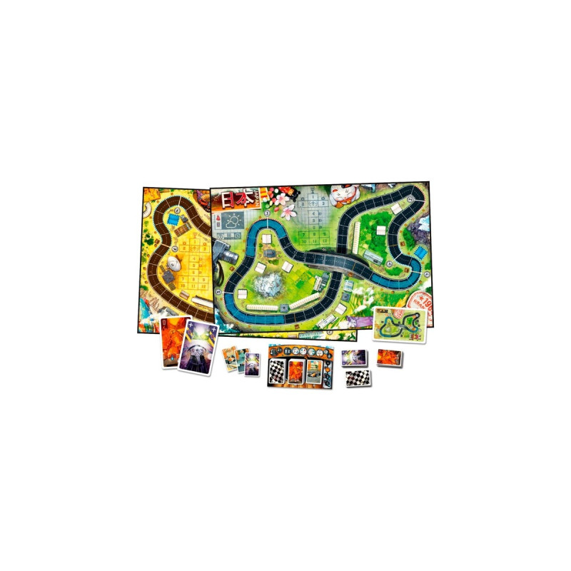 Asmodee Heat - Nasser Asphalt, Brettspiel(Erweiterung)