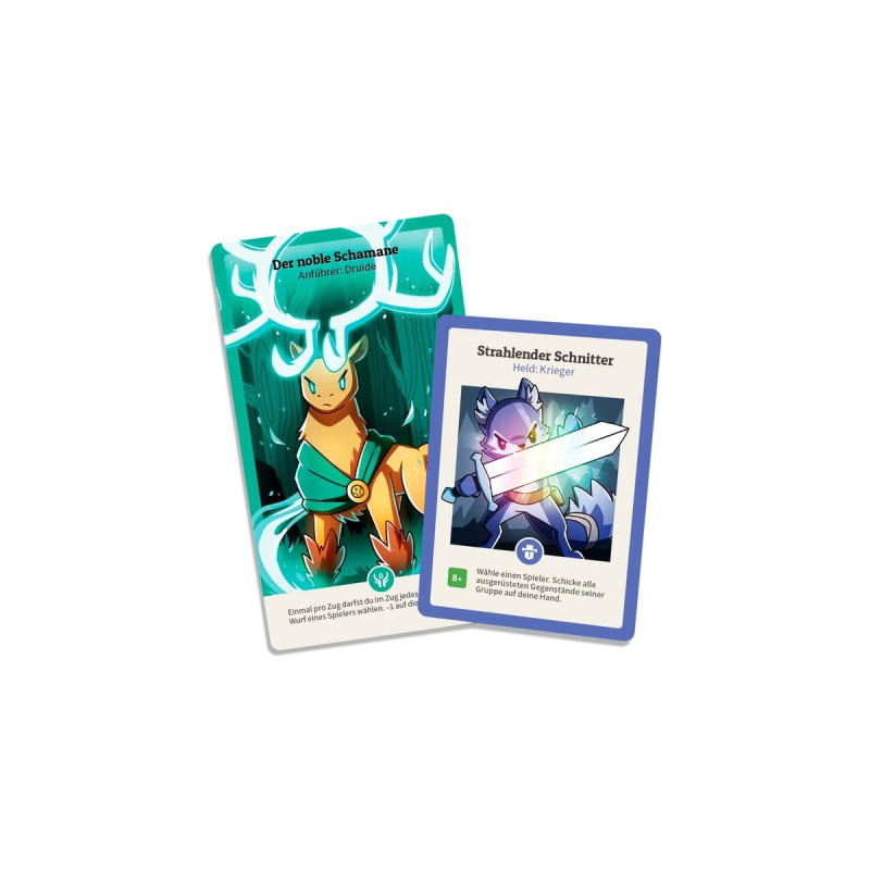 Asmodee Here to Slay - Krieger & Druiden, Kartenspiel(Erweiterung)