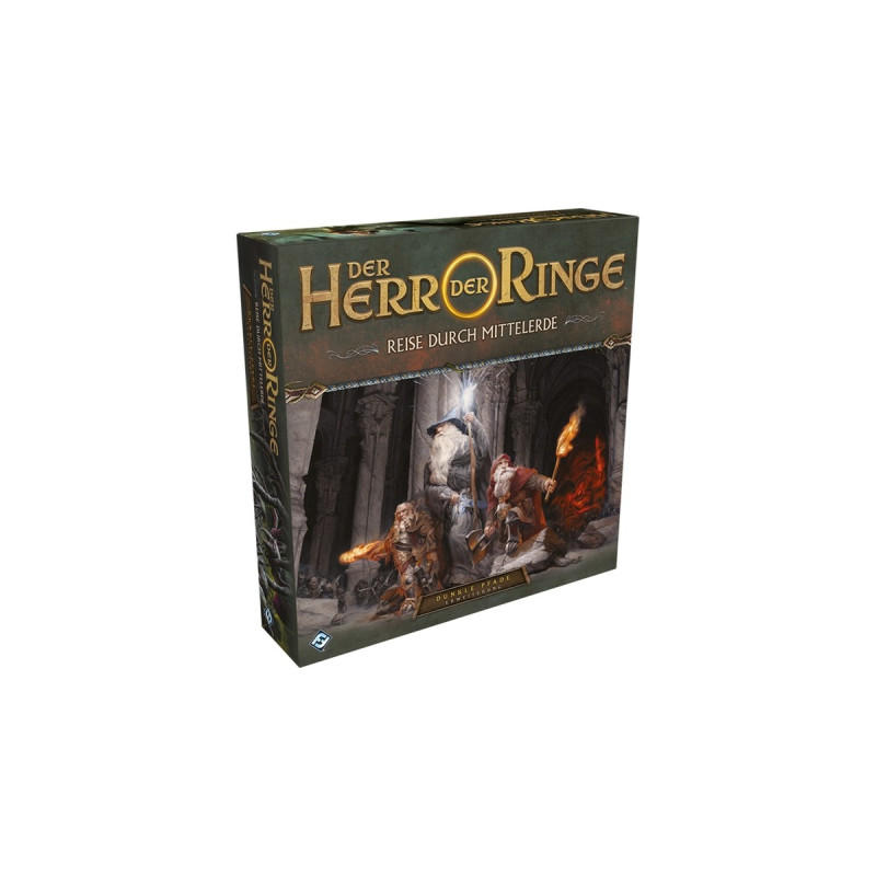 Asmodee Herr der Ringe: Reise durch Mittelerde - Dunkle Pfade, Brettspiel(Erweiterung)