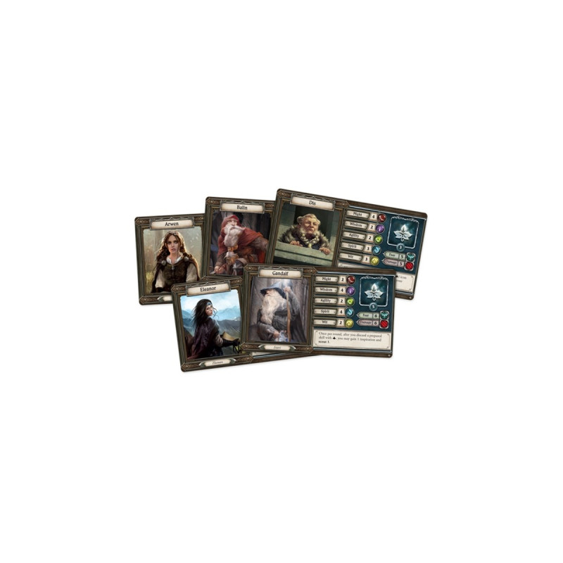 Asmodee Herr der Ringe: Reise durch Mittelerde - Dunkle Pfade, Brettspiel(Erweiterung)