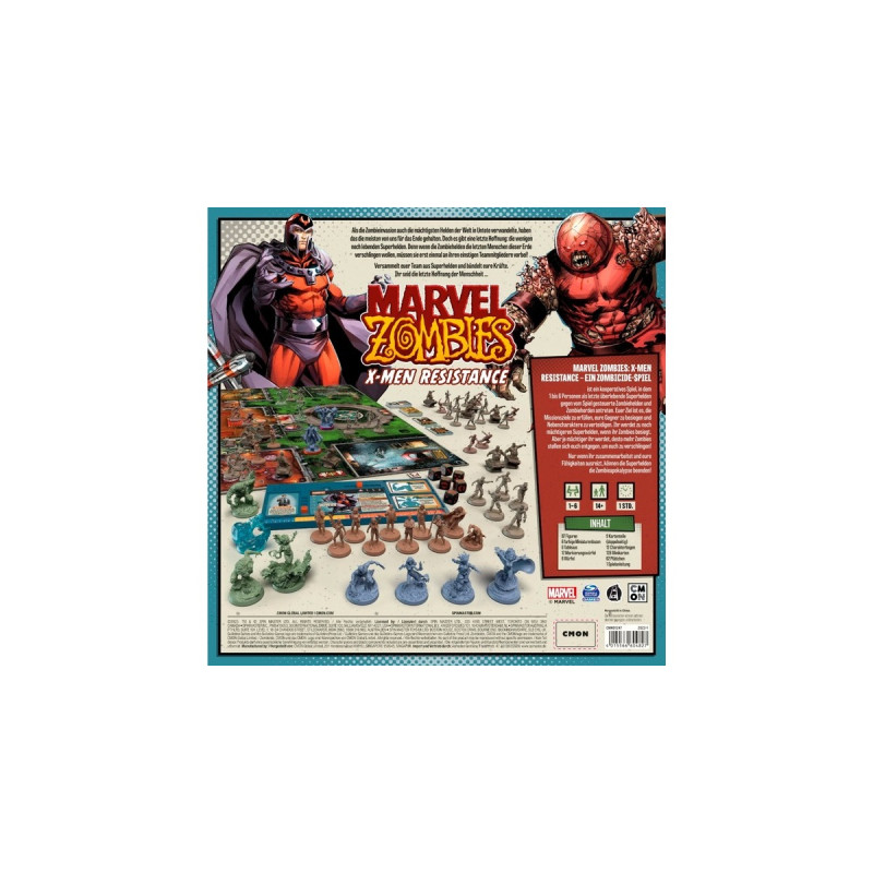 Asmodee Marvel Zombies X-Men Resistance - Ein Zombicide-Spiel, Brettspiel
