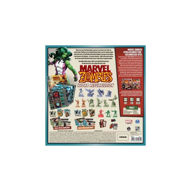 Asmodee Marvel Zombies - Hydra Resurrection, Kartenspiel(Erweiterung)
