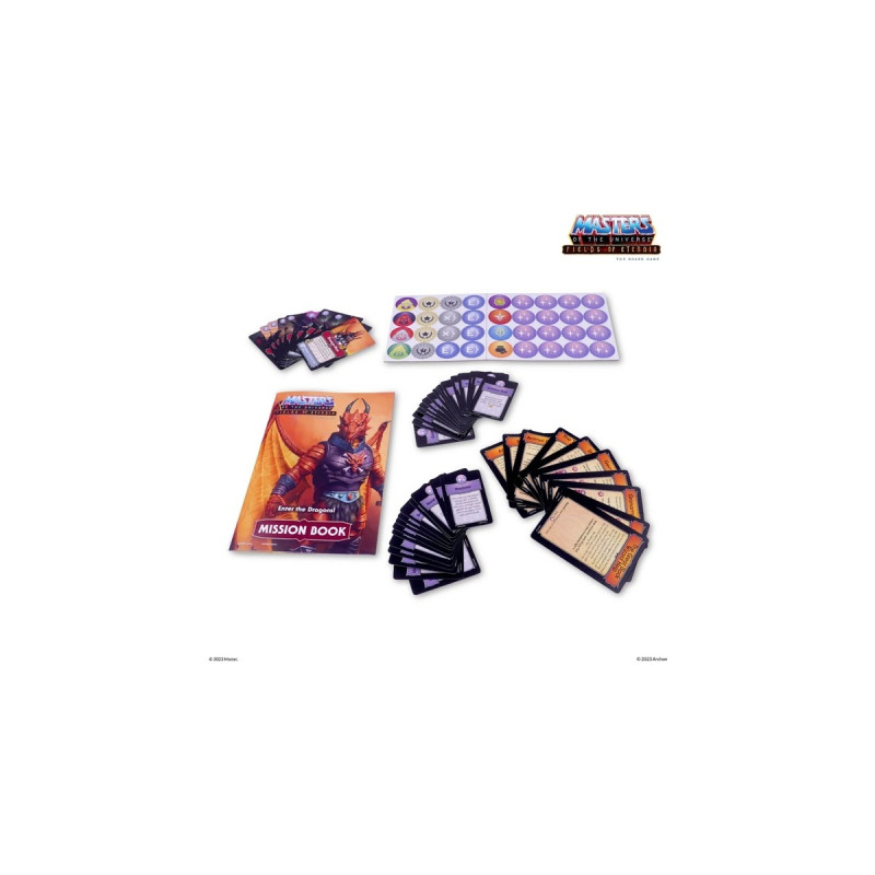 Asmodee Masters of the Universe Fields of Eternia - Enter the Dragons!, Brettspiel(Erweiterung)