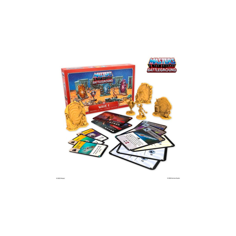 Asmodee Masters of the Universe: Battleground Wave 1 - Master of the Universe-Fraktion, Brettspiel(Erweiterung)
