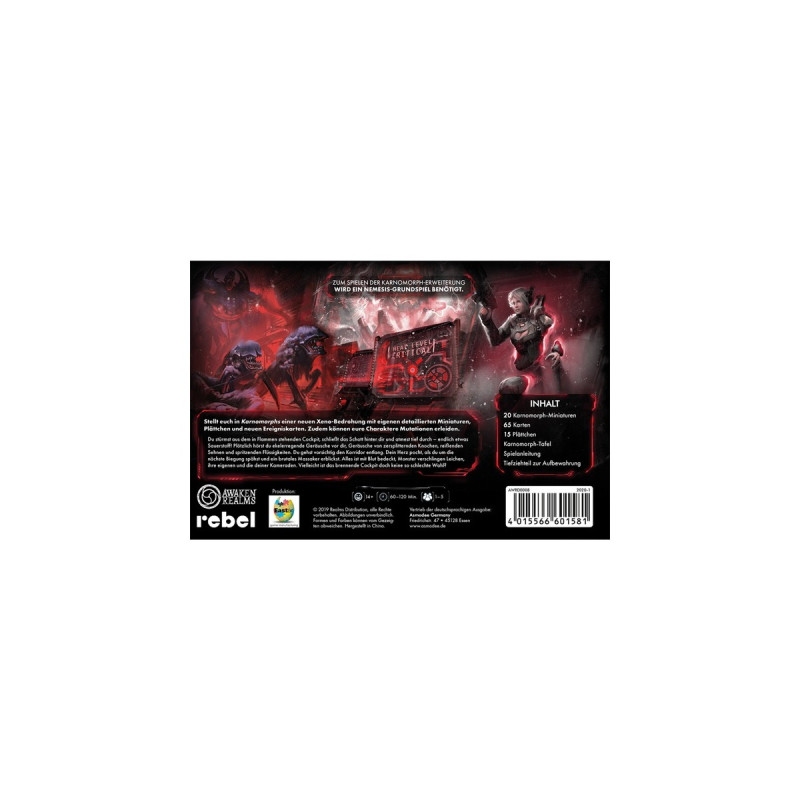 Asmodee Nemesis - Karnomophs, Brettspiel(Erweiterung)