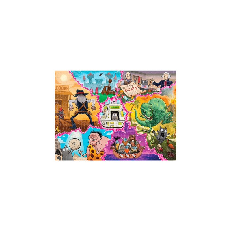 Asmodee Puzzle Exploding Kittens - A Tinkle in Time(1000 Teile)