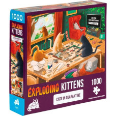 Asmodee Puzzle Exploding Kittens - Cats in Quarantine(1000 Teile)