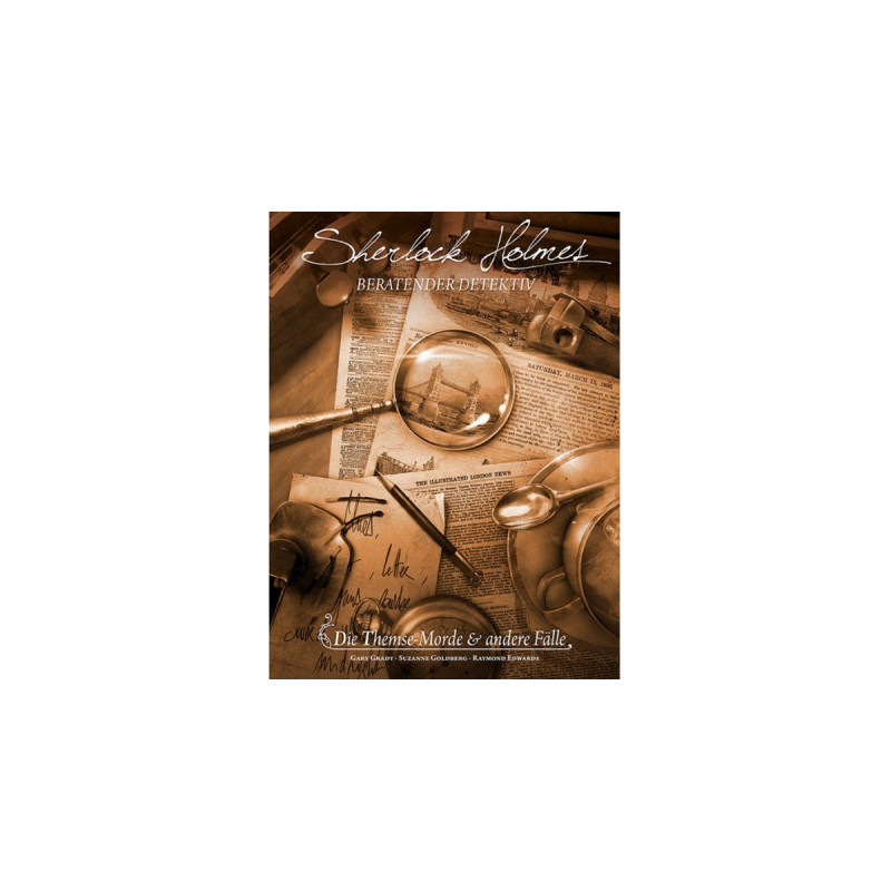 Asmodee Sherlock Holmes Beratender Detektiv: Die Themse-Morde & andere Fälle, Brettspiel