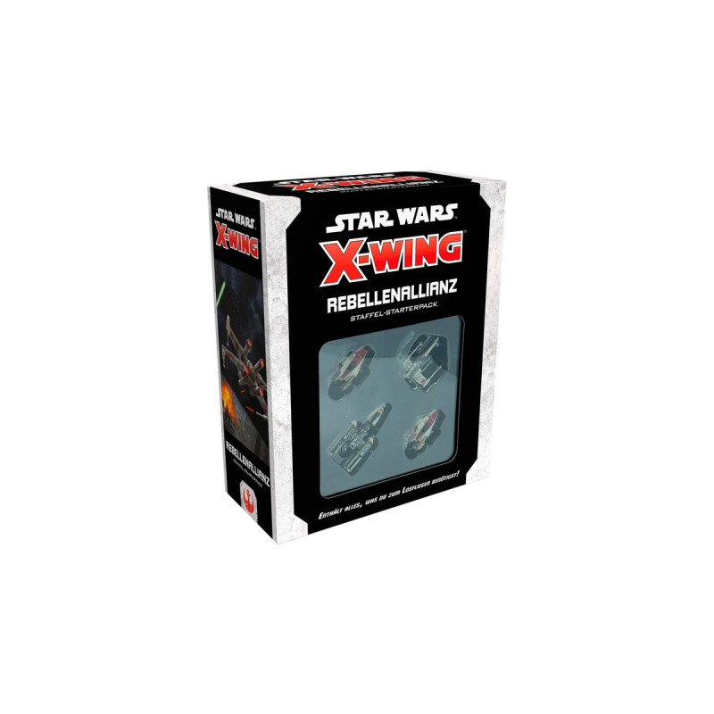 Asmodee Star Wars X-Wing 2. Edition - Rebellenallianz Staffel-Starterpack, Tabletop