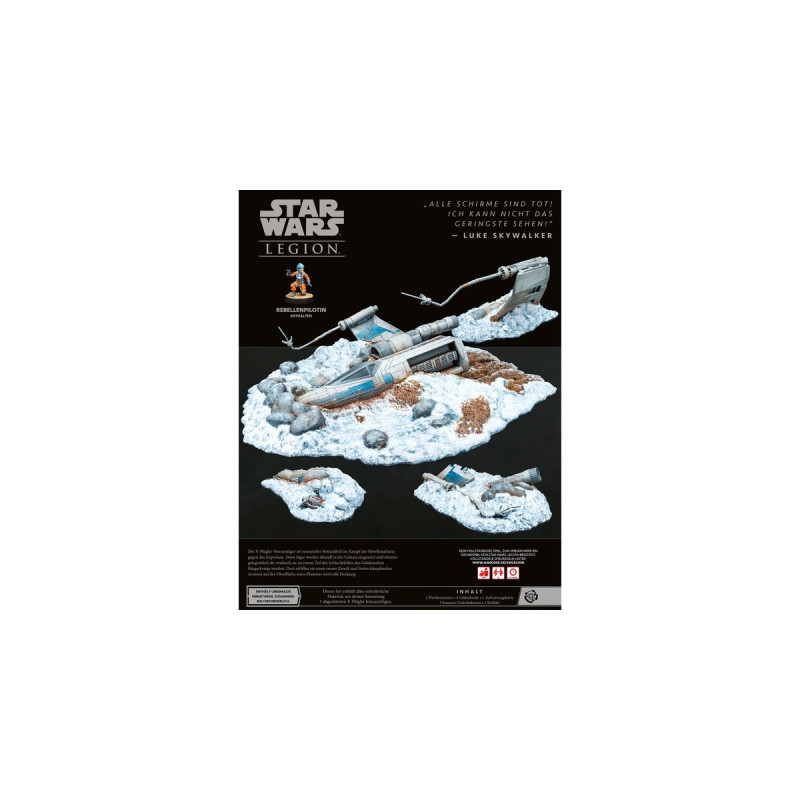 Asmodee Star Wars: Legion - Abgestürzter X-Flügler, Tabletop(Erweiterung)