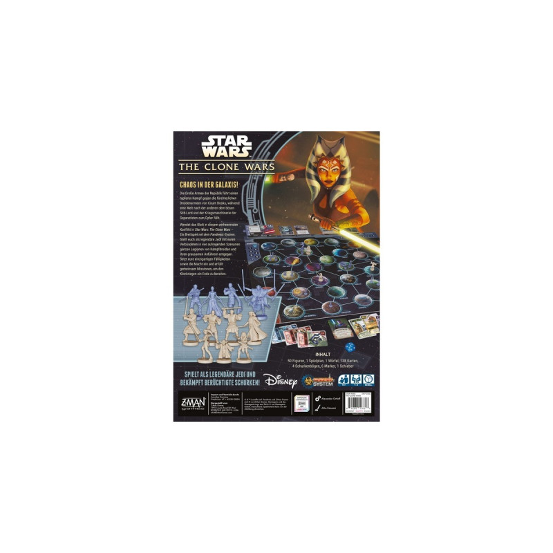 Asmodee Star Wars: The Clone Wars, Brettspiel(Pandemic System)