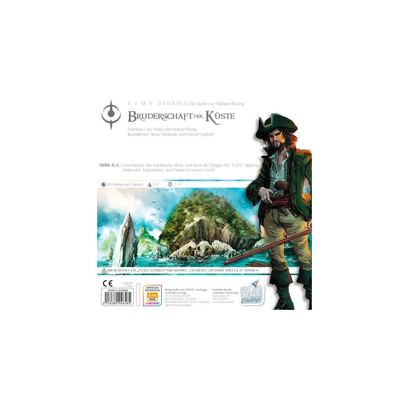 Asmodee T.I.M.E Stories - Die Bruderschaft der Küste, Brettspiel(7. Erweiterung)