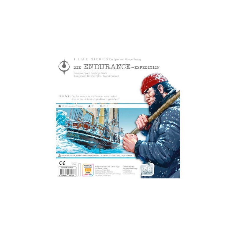 Asmodee T.I.M.E Stories - Die Endurance Expedition, Brettspiel(4. Erweiterung)