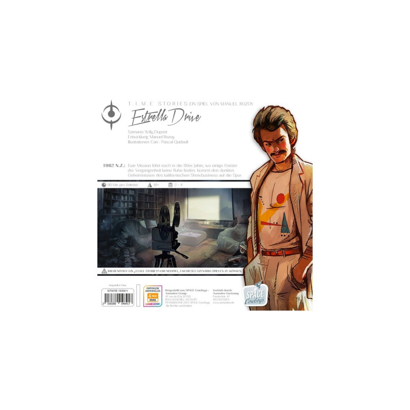 Asmodee T.I.M.E Stories - Estrella Drive, Brettspiel(6. Erweiterung)