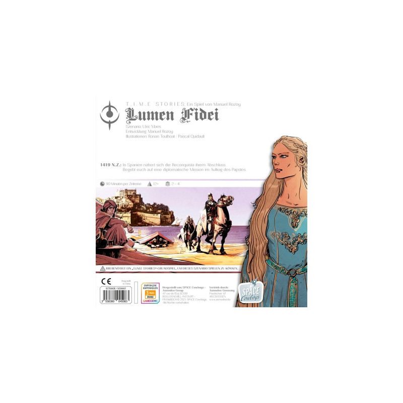 Asmodee T.I.M.E Stories - Lumen Fidei, Brettspiel(5. Erweiterung)