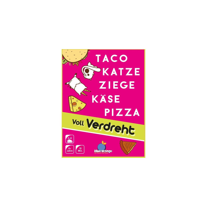 Asmodee Taco Katze Ziege Käse Pizza: Voll verdreht, Kartenspiel