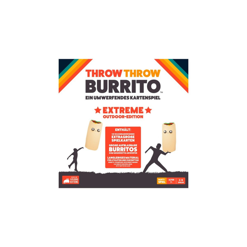 Asmodee Throw Throw Burrito: Extreme Outdoor-Edition, Partyspiel