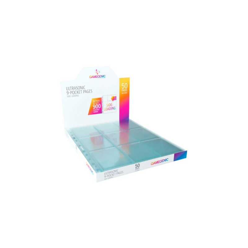 Asmodee Ultrasonic 9-Pocket Pages Side-Loading , Einlage(50 Seiten pro Display)