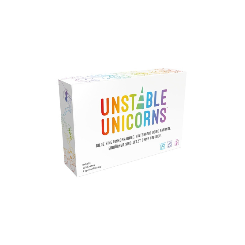 Asmodee Unstable Unicorns, Kartenspiel