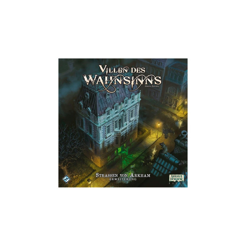 Asmodee Villen des Wahnsinns - Die Straßen von Arkham, Brettspiel(Erweiterung, 2. Edition)