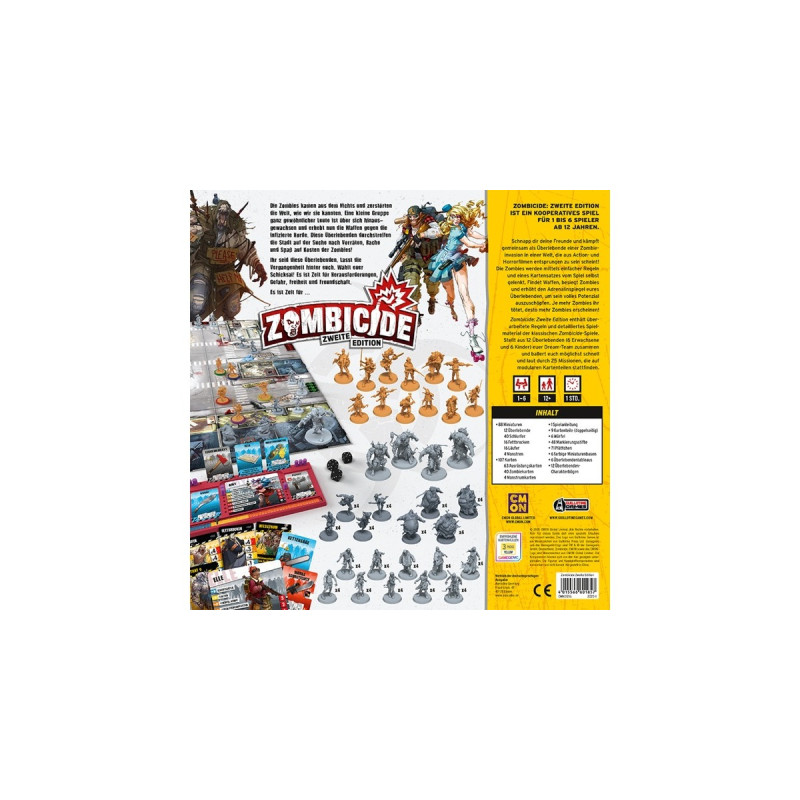Asmodee Zombicide 2. Edition, Brettspiel