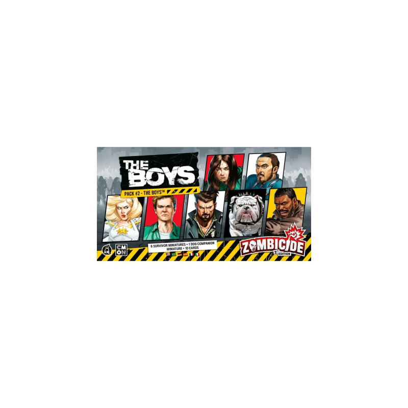 Asmodee Zombicide 2. Edition - The Boys Pack 2: The Boys, Brettspiel(Erweiterung)