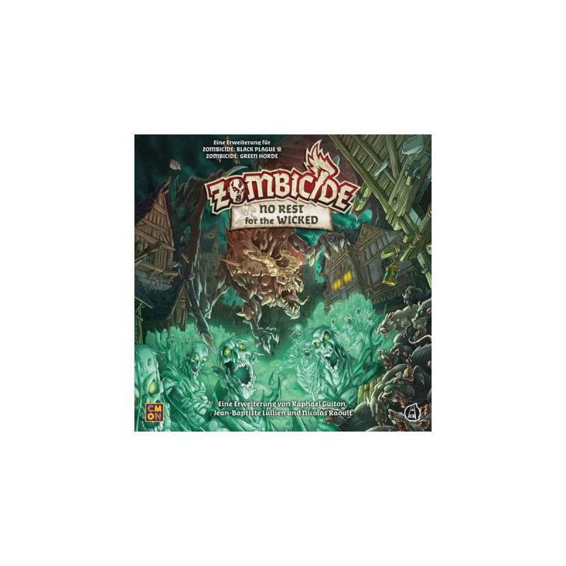 Asmodee Zombicide: Green Horde – No Rest for the Wicked, Brettspiel(Erweiterung)