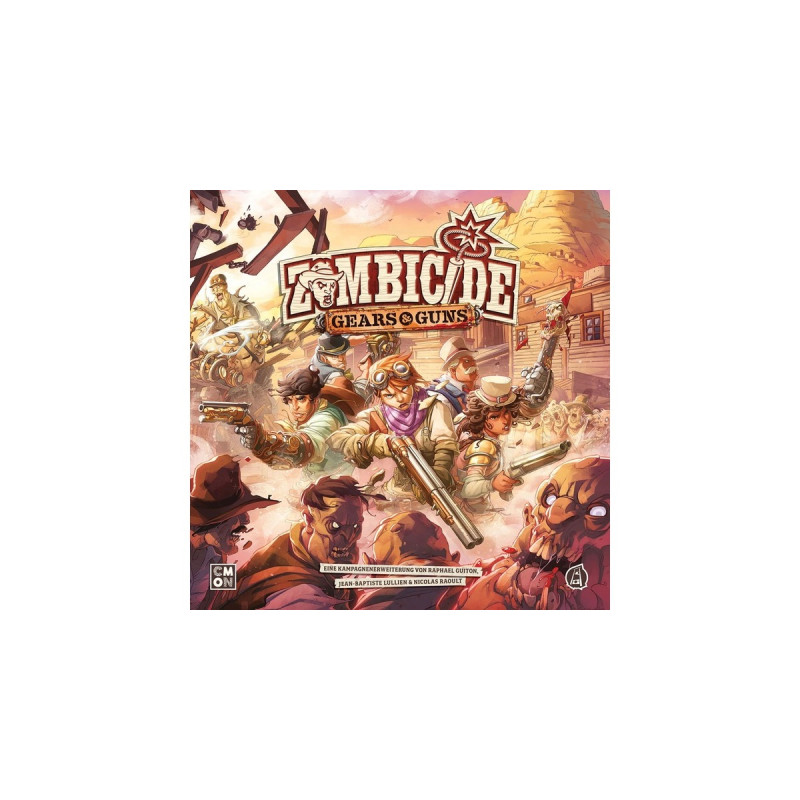 Asmodee Zombicide: Undead or Alive - Gears & Guns, Brettspiel(Erweiterung)