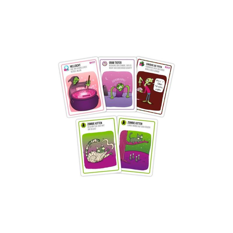 Asmodee Zombie Kittens, Kartenspiel