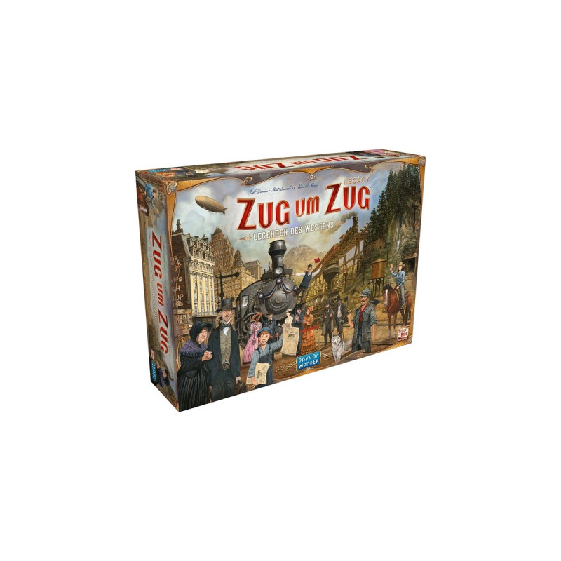 Asmodee Zug um Zug Legacy: Legenden des Westens, Brettspiel