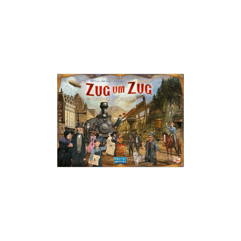 Asmodee Zug um Zug Legacy: Legenden des Westens, Brettspiel