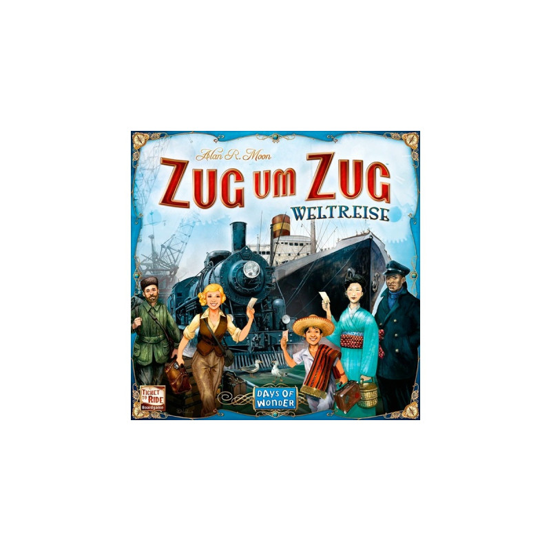 Asmodee Zug um Zug Weltreise, Brettspiel