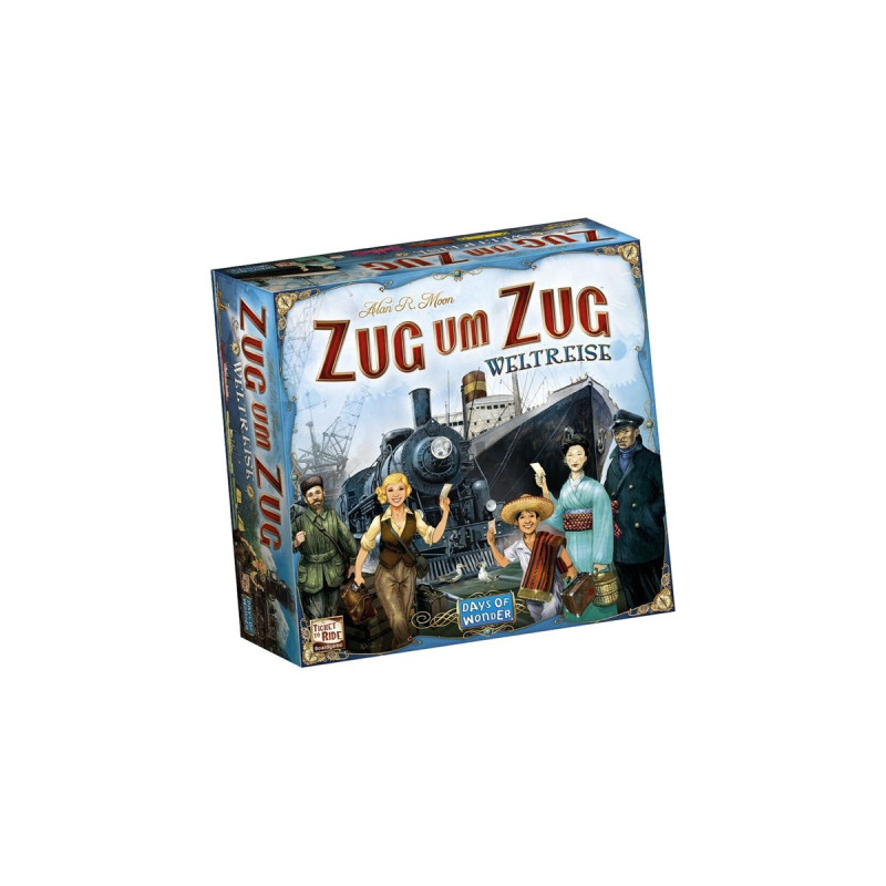 Asmodee Zug um Zug Weltreise, Brettspiel