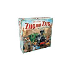 Asmodee Zug um Zug: Deutschland, Brettspiel(Neuauflage 2023, inkl. Erweiterung Deutschland 1902)