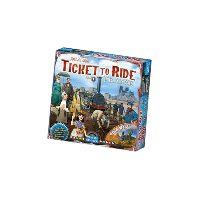 Asmodee Zug um Zug - Frankreich, Brettspiel